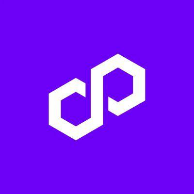 The image displays the Polygon logo, a white stylized double-hexagon design on a vibrant purple background. This branding relates to the post's announcement about Polygon (formerly MATIC) initiating a community-driven burn of 100 million $POL tokens, representing approximately 1% of the total supply.