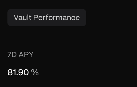 In the image, there's a post about Vault Performance which seems to be related to finance or banking services. The post says that someone has deposited $2,000 into their vault account and the vault is now actively earning them a 5% APY on their investment. The user has set the daily earning rate at $15 per day, meaning they will receive $2.50 every day from their vault account due to its performance.