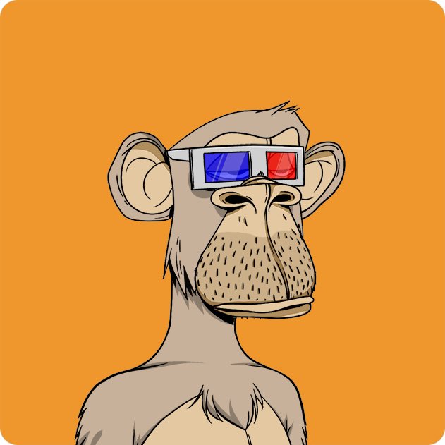 A cartoon monkey wears red-blue 3D glasses against an orange background, paired with "Gang gang let's ride" to evoke a fun, hype "movie night" vibe as if viewers are jumping into a shared experience together.