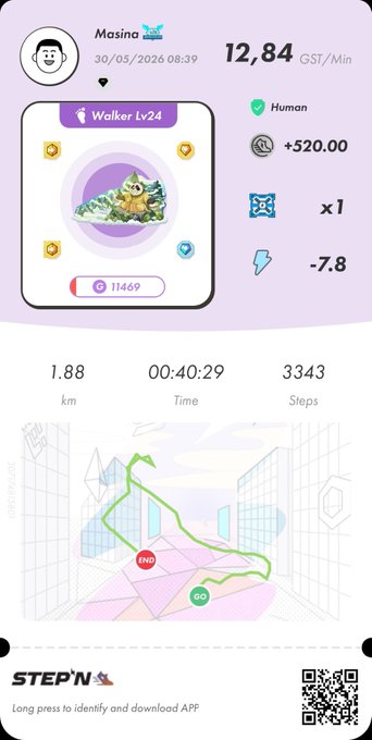 The image features an app display with various details about a step count, including information like the user's name, age, height, weight, gender, and where they are located. The setting of the app shows a map which displays different locations that the user has visited or is planning to visit based on their preferences for outdoor activities such as walking in nature or at home. Furthermore, it provides the distances covered during each visit and the time spent there. In the image, there are also three small icons placed around the app window representing the "WALKER" icon, which signifies that the user is engaged in a step count tracking or monitoring exercise using this particular app.