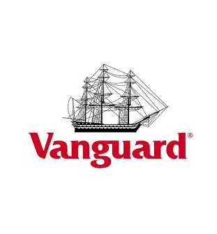 The Vanguard logo featuring a black line drawing of a sailing ship above the red text 'Vanguard'.