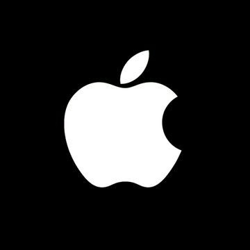 The image displays the white Apple logo on a black background, representing the Apple brand targeted by the Safari zero-day vulnerability affecting iPhones and putting users' cryptocurrency and Keychain data at risk.