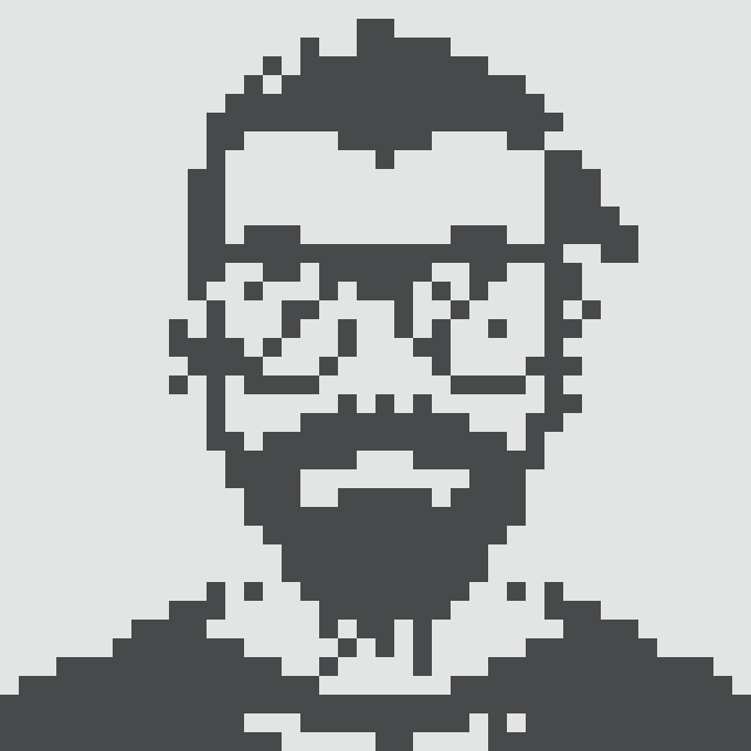 A pixelated portrait of a person with a beard and glasses hints at the NFT collection being considered by the user who joined the @normiesART community. The user is asking for advice on which collection to buy next.