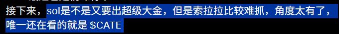 A blue screenshot with white Chinese text discussing 'sol' and 'SCATE', mentioning someone playing solitaire and difficult angles.