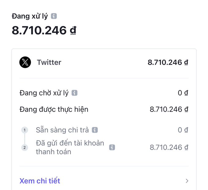 มัรงสมอนลานิมภเจลาย มีทพัดขากไปผ์". This image shows a screenshot of a website called " Tweeting" with an account named "Xylon". The user has posted that he is selling 8,711,254 dong baht (which means 800,000 Thai baht) for 8,871,200 won.