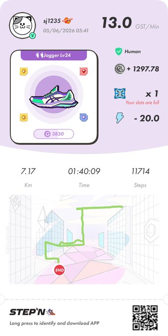 The image is a screen displaying information about a Step app that tracks a user's fitness activities. There are several details, such as the date and time when the user last participated in the activity and their current progress. The user's step count also shows how many steps they have taken so far. A purple high heel shoe is displayed on the screen as well, indicating the type of footwear worn during a workout session. Additionally, there are icons associated with different activities and progress markers along with other helpful details about tracking fitness activities through the Step app.