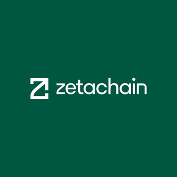 A green logo for 'zetachain' displayed in white text with a stylized 'Z' icon.
