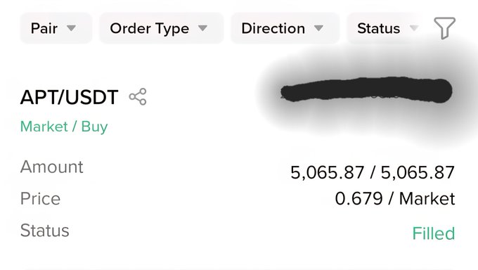 The image shows a screenshot of an app called Daily DCA, which stands for "Daily DCA of $APT". This app tracks the price of Bitcoin and other cryptocurrencies over time. The image also displays some text that reads "Market/buy", indicating that users can buy Bitcoins or other digital assets through this app.