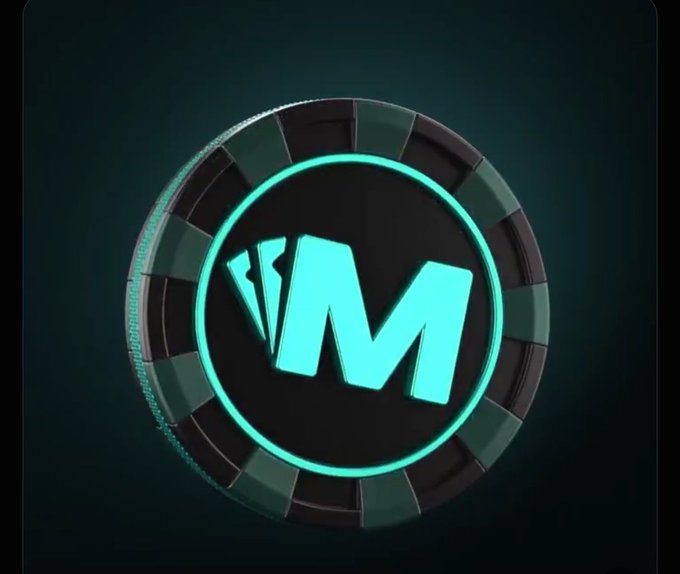 A 3D-rendered circular token or emblem with a glowing cyan "M" in the center and text along its edge reading "PRIVACY-PRESERVING INFRASTRUCTURE."