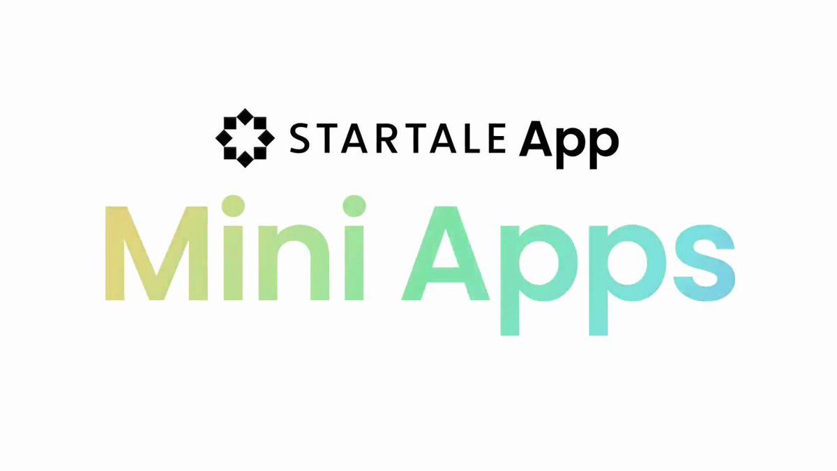 The image features a white background with black text that reads "Startatale App Mini Apps" written in a rainbow gradient font. Below this, there's an image of a clock showing the time as 10:30 AM. The overall layout suggests that the image is part of a promotional campaign for a mobile app called "Startatale App Mini Apps".