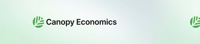 Canopy Economics logo displayed on a light green gradient background.