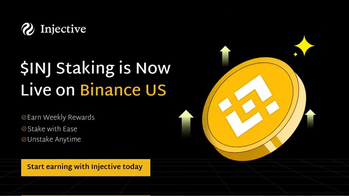 The image features a poster or banner that promotes an online cryptocurrency called Bitcoin, which is being used for staking. The text on the poster encourages users to stake their Bitcoins directly onto the platform, stating that they can do so with ease and earn weekly rewards. The poster also includes a dollar sign symbolizing the currency being used in the staking process.