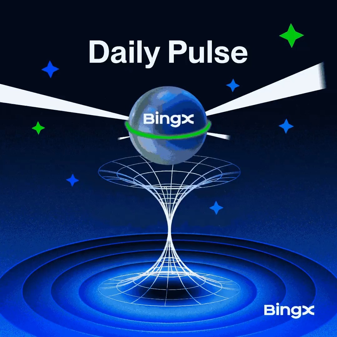 The image features an illustration of a blue planet with a green stripe around it, which appears to be floating in space. The planet has a black hole at its center, surrounded by a ring-like structure. In front of this central structure is a large white cone or funnel shape that resembles a roller coaster track. The background of the image is dark blue and filled with stars, creating an atmosphere reminiscent of outer space.

The post appears to be related to Bitcoin, as it mentions the Ethereum Foundation pivoting to the CROPS model after eight departures from the ecosystem. It also highlights the BINGX Buzz Ethereum Foundation's recent transition back to the Ethereum protocol, which was airdropped by FalconX and targets Polymarket pre-IPO Bermuda launches of world's first onchain national economy. The post emphasizes the importance of this transition in the cryptocurrency space.