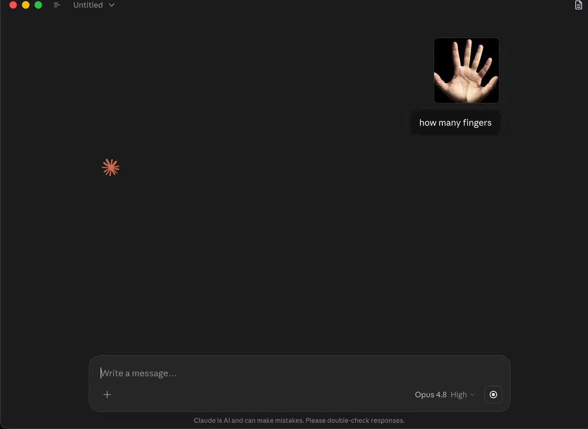 The image shows a computer screen with an open web browser window displaying a message from someone named "Claire". The message reads, "I DON'T THINK PEOPLE REALIZE HOW GOOD OPUS 4.8 IS YET". This message seems to be related to the music streaming service that Claire is using.