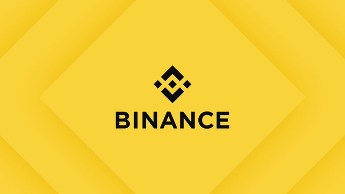 The Binance logo (with the text "BINANCE") is displayed on a yellow diamond-patterned background, representing the cryptocurrency exchange at the center of a recent lawsuit against RedotPay over alleged customer poaching. The branding emphasizes Binance's role as a plaintiff in this legal dispute within the competitive digital asset industry.