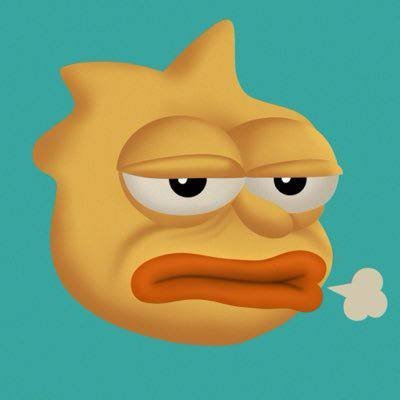 A 3D-rendered, exhausted-looking duck meme with a puff of air escaping its bill is displayed against a teal background, visually conveying the "ducking" or exasperated mood suggested by the post's hype about the $SIGH memecoin launching on BNB tomorrow.