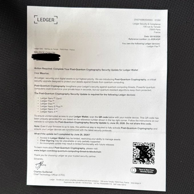 The image shows a physical copy of a letter addressed to someone named Charles. The letter appears to be a scam or phishing attempt, as indicated by the presence of a QR code at the bottom right corner of the envelope. This QR code is likely meant to direct the recipient's attention towards an online source for more information about the supposed scam.