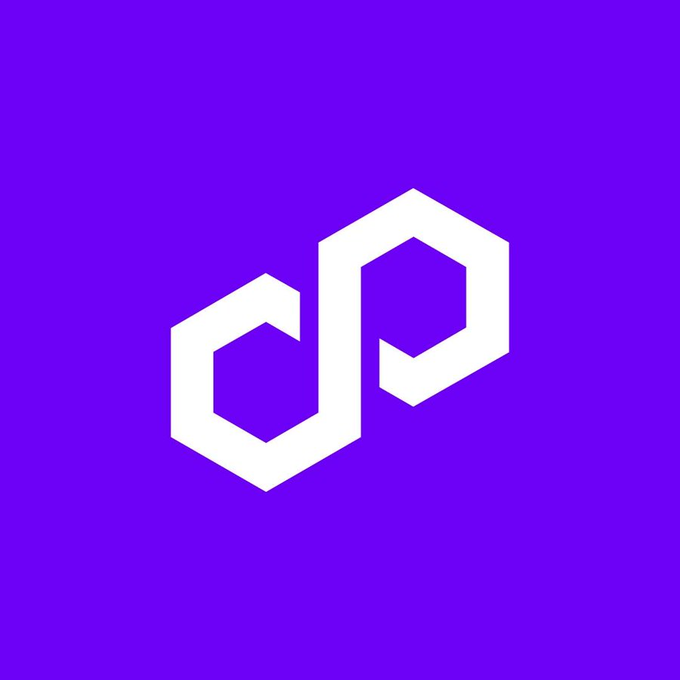 The image features a purple background with an icon consisting of two white hexagons connected by a diagonal line. The text "BREAKING" is written below the icon, which seems to be related to the content of the post. The caption reads "Polygon now supports up to 5,000 payments per second with 1.5-second block times." This suggests that the image might be promoting or discussing a new feature or functionality for the Polygon cryptocurrency platform.