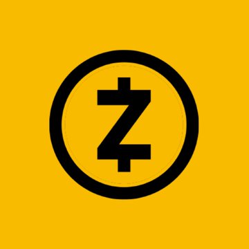 The image features a black "Z" symbol inside a circle on a yellow background, representing the Zcash ($ZEC) cryptocurrency logo. This relates to the post by visually identifying Zcash as the altcoin that has led the market, outperforming Bitcoin ($BTC) by 14x since Bitcoin's all-time high.
