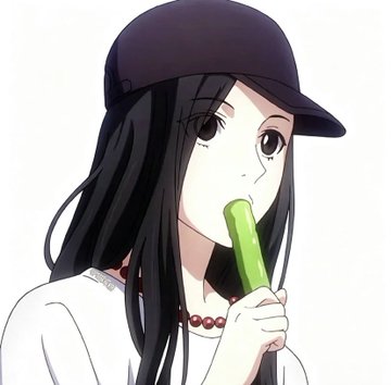 An anime-style illustration shows a young woman with long black hair wearing a dark cap and a red-beaded necklace, biting into a green popsicle. The image serves as a cautionary visual reminder—much like the woman's innocent demeanor—about the deceptive nature of crypto scams, emphasizing the post's warning about losing $282 million in BTC and Litecoin by sharing mnemonic phrases with fake Trezor support.