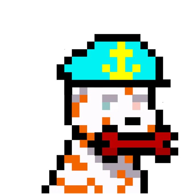 A pixel art character (Doom Slayer / 'Doomguy') sprite wearing a teal helmet with a yellow cross, a grey and orange armored suit, and holding a red shotgun.