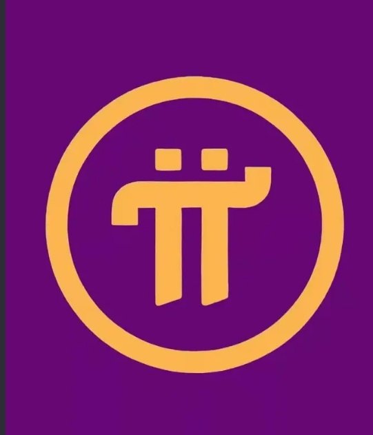 The Pi Network cryptocurrency logo, showing the Greek letter pi in yellow inside a circle on a purple background.