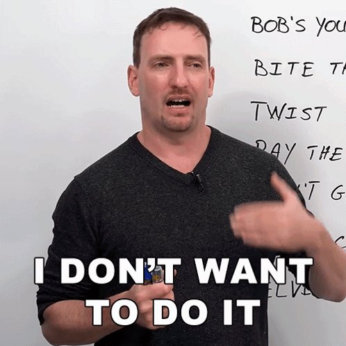 The image features a man wearing a black shirt, standing against a white background with his hand raised as if he's giving a speech or making a statement. The text "Don't want to do it" is written above him, which seems to be part of an internet meme or joke. The post also mentions that the image has been powered up by someone else, indicating that it might have been shared on social media platforms or other online channels.

The man's position in front of a white background and his raised hand suggest that he is addressing an audience or conveying important information to them. The presence of the text "quip" implies that there may be some humor or lightheartedness involved, possibly related to the meme or joke being shared on social media platforms.