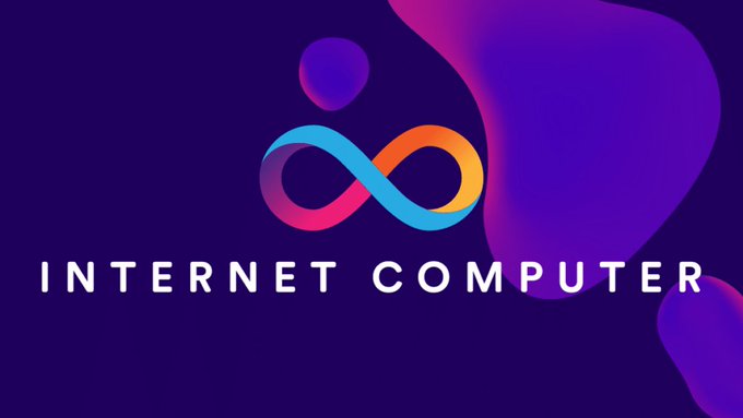 ICO is a logo for an ICO (Initial Coin Offering) company called @dfinity that has $36 million in its 24-hour trading volume. The phrase "JUST IN" further emphasizes this point.
