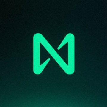 The image displays the NEAR Protocol logo, a stylized green "N" on a dark background, representing the NEAR blockchain network referenced in the announcement about the launch of NEAR Intents' Confidential Intents on the Aurora Intents Swap API.