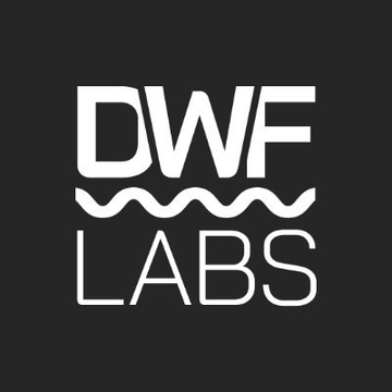 A black square logo with white text reading 'DWF LABS' with a wavy line design separating 'DWF' and 'LABS'.