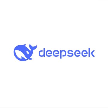 The DeepSeek logo, featuring a blue whale-like icon next to the text 'deepseek'.