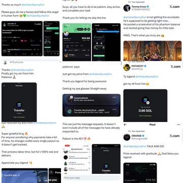 A grid of screenshots from the X (Twitter) social media platform displays various posts from users like @shabaladesigns, @TITOMANKO, @FISHERY, @ADHEM22, @OMAGE 9, and @shahadxumarr, featuring messages about cryptocurrency transactions, transfers, and complaints about lost funds in both English and Portuguese. The accompanying caption "Enough said." suggests frustration with the issues depicted, particularly highlighting complaints of being scammed and unsuccessful attempts to recover money through various crypto exchanges.