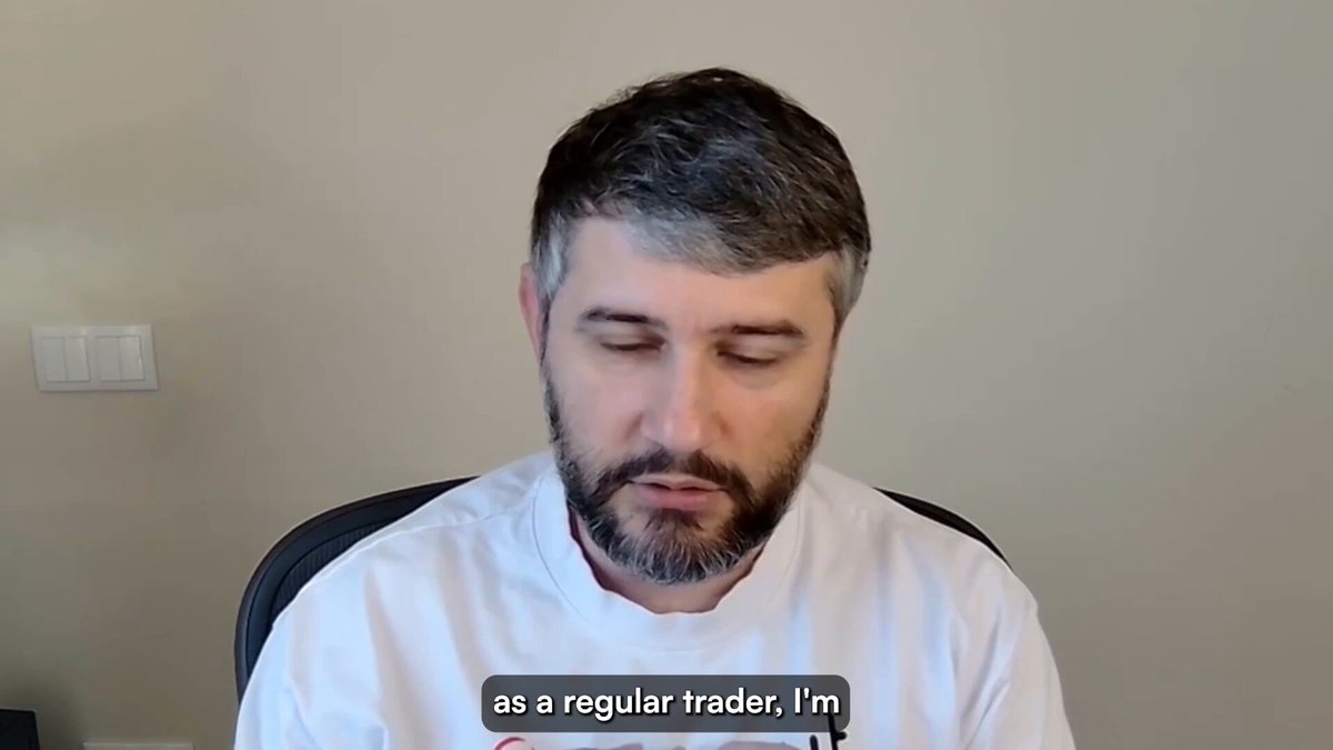 "As a regular trader, I'm definitely interested in Polymarket 1.5% and moving the price of Polymarket 1.5%."