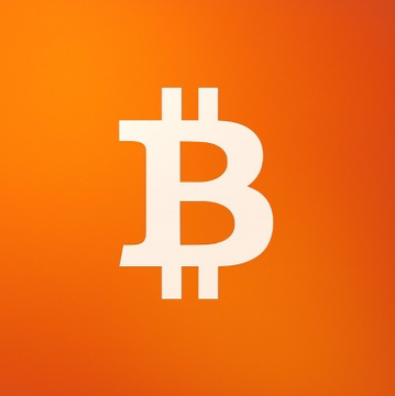 A white Bitcoin (₿) symbol displayed prominently on a vibrant orange gradient background, visually reinforcing the post's bullish $BTC price prediction from Citibank targeting $189,000 by 2026.