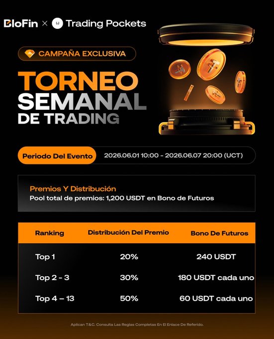 The image features an advertisement for a trading platform, specifically targeting Spanish speaking investors. The poster shows a black background with a yellow spotlight illuminating an exciting event where coins are thrown into the air, creating an element of excitement or celebration around trading opportunities. In the center of the image, there is a summary of the post that includes information about two competitors and their respective rank in terms of total market capitalization, average daily volume (ADV), and return on investment (ROI). These statistics are crucial to understanding the value of the companies involved in this trading platform advertisement.