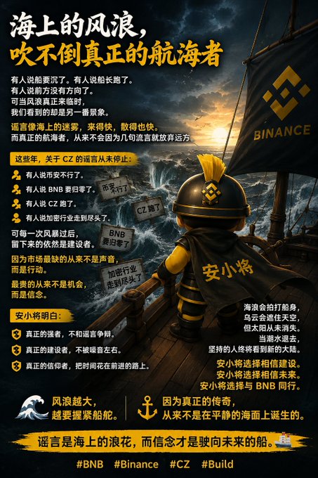 The image features a poster with a cartoon character dressed as a soldier, standing on a boat against a dark background. The poster also includes text written in Chinese that reads "海上的风浪", which translates to "the sea". This suggests that the poster is promoting an event or product related to sailing or maritime activities.