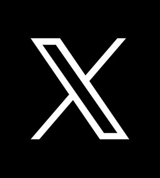 The image shows the white "X" logo on a black background, the rebranded platform formerly known as Twitter. It serves as a visual anchor for the post announcing X's new feature that integrates Bitcoin and crypto trading directly through cashtags, allowing users to trade cryptocurrencies by following signals in their feed.