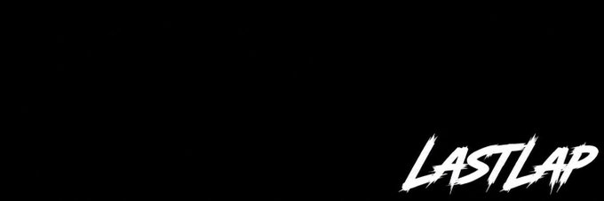 A black screen with the stylized white text 'LASTLAP' in a rough brushstroke font positioned in the lower right corner.
