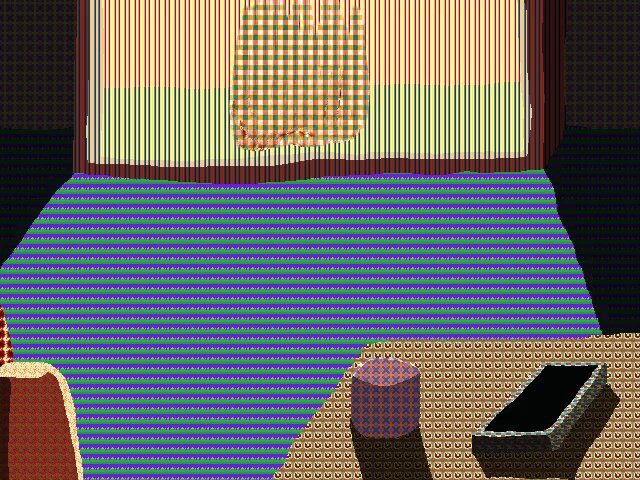 The image features a cozy living room scene with a fireplace as its centerpiece. The fireplace has a window above it that allows natural light to enter the space. In front of the fireplace, there are two objects - a small black object on the floor and a larger brown object placed next to it. A cell phone is also present in the image, suggesting that someone might be using their device while enjoying the warmth of the fire. The overall atmosphere of the room appears to be calm and inviting, with the fireplace being one of its key features.