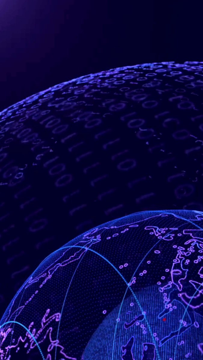 The image features a digital rendering of a globe with a unique pattern, resembling a code or a computer screen. The globe has a blue background with white dots scattered across it, giving it an abstract appearance. The text "Hear from some of the top teams in the Hedera Incubator!" is written below the globe, indicating that this image might be related to a post on a social media platform or a discussion about a specific project or event involving the code-like pattern on the globe.