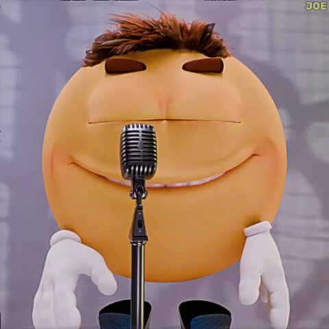 The image features a large, anthropomorphized yellow smiley face with arms and legs, giving it a human-like appearance. The smiley face is positioned next to a microphone, suggesting that it might be singing or making a speech. The caption "How it feels holding $ETH the last few years" implies that someone has recently experienced a significant change in their life, possibly related to money or personal finances.

The image also includes text elements such as "Joe" and "the last few years", which could potentially be related to the content of the post. The overall scene is creative and engaging, capturing attention with its unique combination of an anthropomorphized face and a microphone.