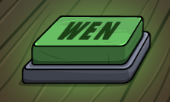 A stylized 3D rendering of a green computer key with 'WIN' written on it sits against a dark green gradient background.