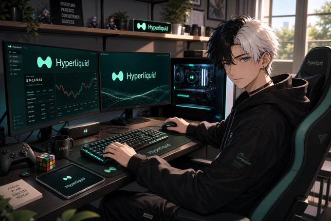The image features a young man sitting at a desk, working on his computer with two monitors behind him. He appears to be focused on his work or gaming session. The surrounding environment includes several potted plants placed around the room, adding a touch of greenery and life to space. There is also a keyboard and mouse visible in front of the young man, indicating that he is actively engaged in using these peripherals for his tasks.