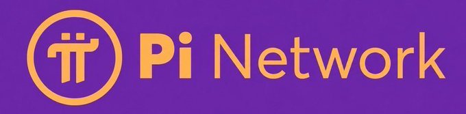 The image features a logo for Pi Network, which is a company dedicated to promoting the use of Bitcoin as an alternative payment method. The logo consists of a circle with a yellow "P" inside, surrounded by a purple border. Below the circle, there's text that reads "Pi Network". This logo represents the idea of connecting and sharing information about Bitcoin in a network-like manner.