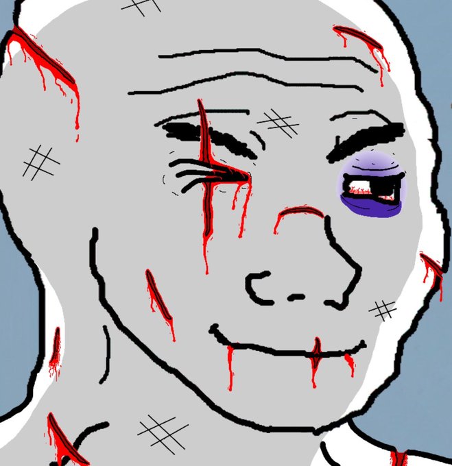 The image features a person with tears streaming down their face, likely due to the sad content of the accompanying text. The person appears angry or bitter, possibly at XRP holders who are being targeted or stabbed by them for no reason. Some posts on this platform use analogies like candles being lit and then suddenly disappearing, which may be related to the discussion about XRP. It is unclear whether the image is directly connected to the post in question or if it serves as a backdrop for the overall content.