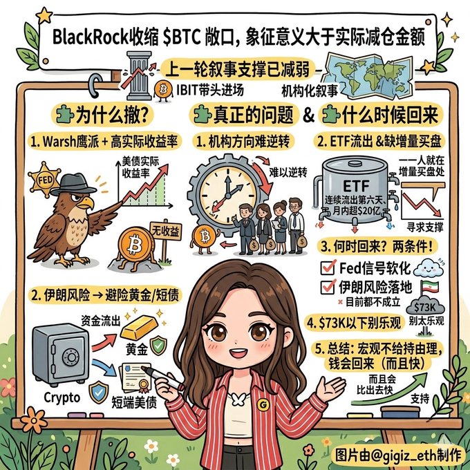 The image features a woman standing next to a whiteboard, which has information about Bitcoin written on it. The text includes Chinese characters that are not easily recognizable by everyone. The woman appears to be explaining or discussing this information with someone else who is also present in the scene.