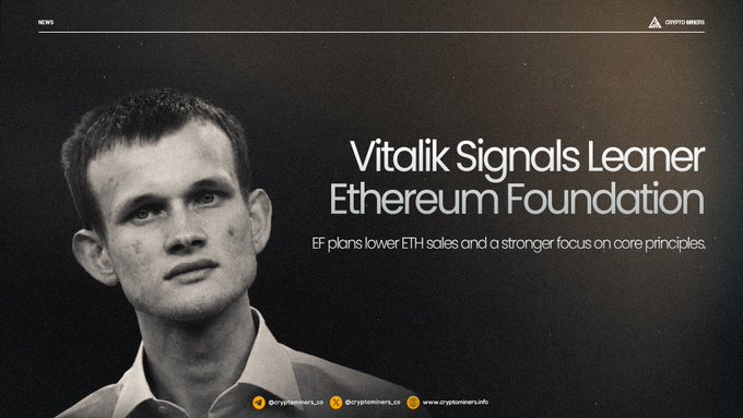 irtalk signals leaver ethreum foundation logo and website address, accompanied by a black and white photograph of the founder's face.