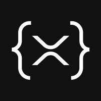 A white "XRP" logo is displayed on a black background, with a small envelope icon at the top right corner. The image represents the XRP Ledger ecosystem mentioned in the post, which discusses a wrapped version of Solana (SOL) now available on the XRPL DEX through Axelar.