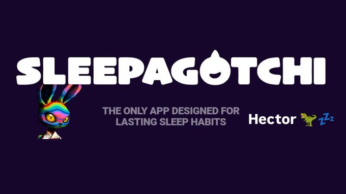 llorf's Sleep Apogchi app, designed for Hector Z, is displayed on a purple background with the app name and logo.