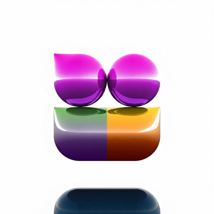 A glossy 3D-rendered graphic of a colorful four-pane window icon reflected against a white background.